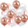 Zestaw Balonów Rose Gold Glam