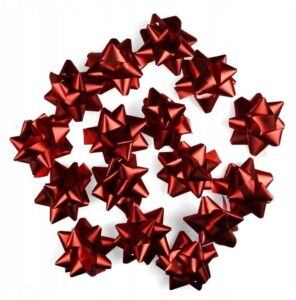 Zestaw Czerwonych Kokardek Prezentowych