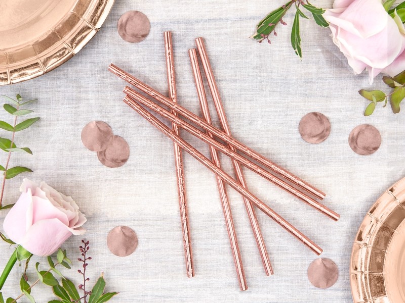 Zestaw dekoracji na wieczór panieński ROSE GOLD