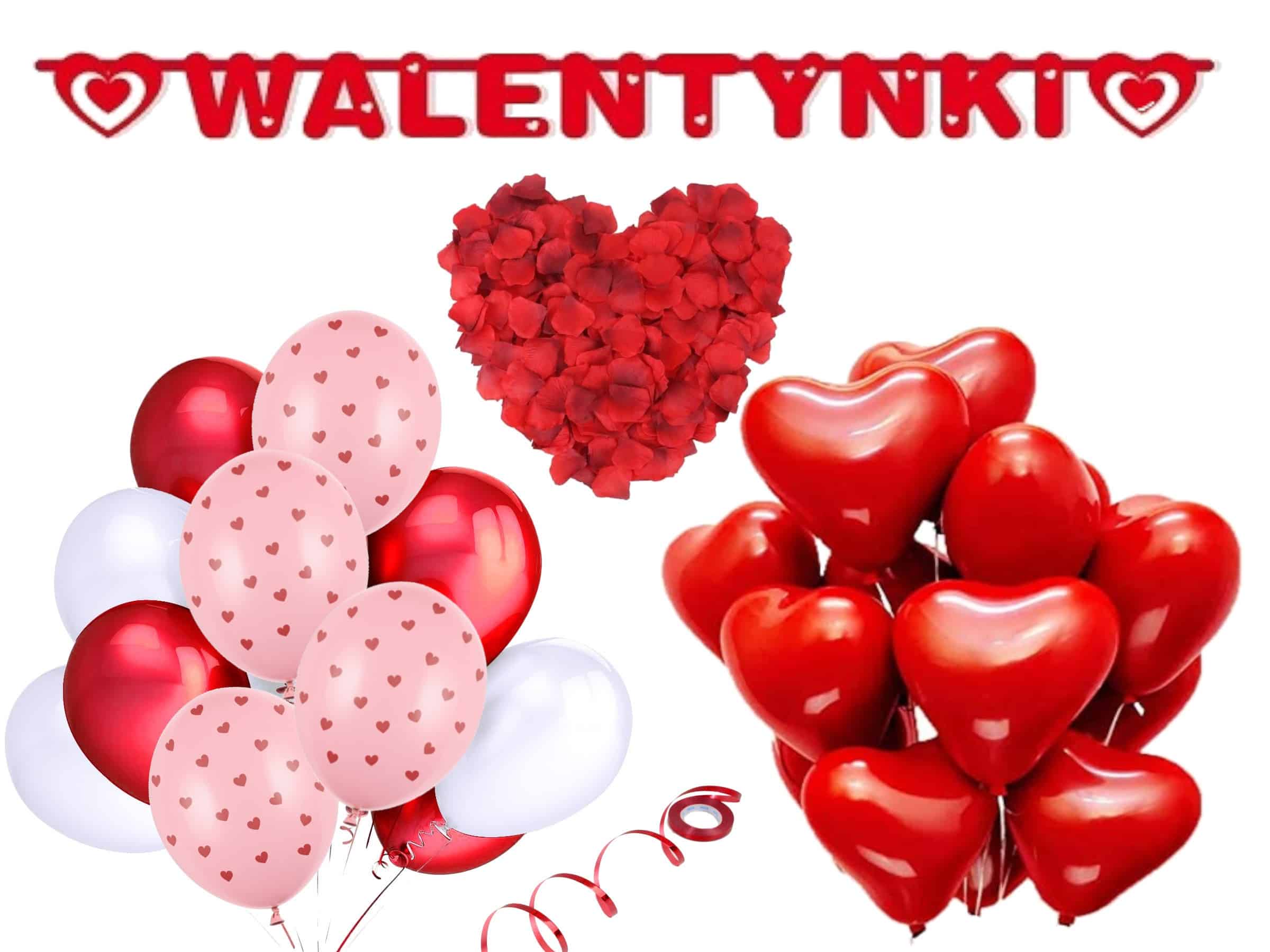 Zestaw Dekoracji Walentynki Valentines Mini