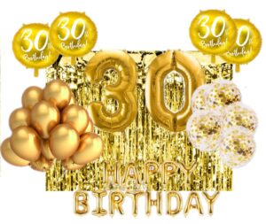 Zestaw na 30-stke Gold Balloons