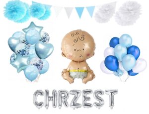 Zestaw na Chrzest dla chłopca Klasyczny
