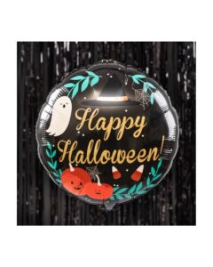 Balon foliowy Halloween złoty napis