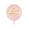 Balon foliowy hocus pocus na Halloween różowy
