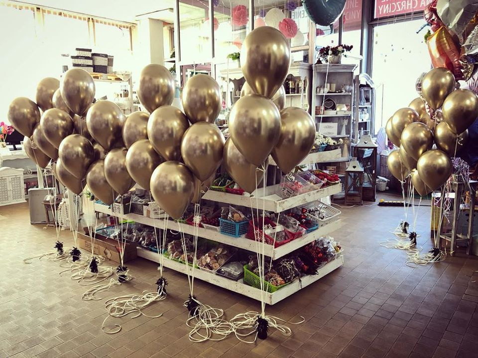Balony lateksowe lustrzane na hel
