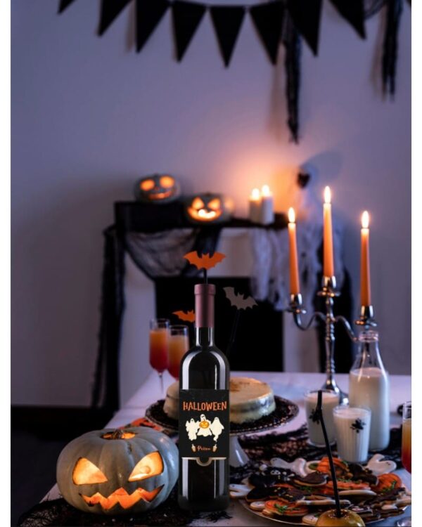 Etykiety na butelke Halloween poison