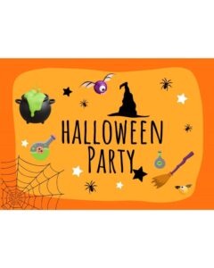 Plakat na Halloween party halloween