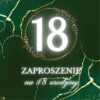 Zaproszenie na 18 green party