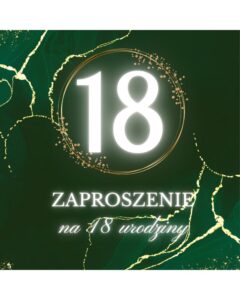 Zaproszenie na 18 green party