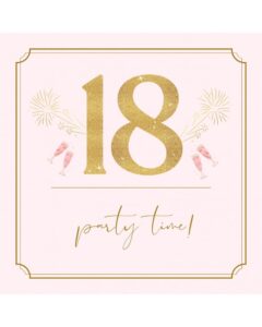 Zaproszenie na 18 pink birthday