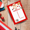 List do świętego mikołaja dla dzieci