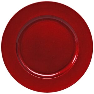 Plastikowy talerz dekoracja brokatowy 33cm średnica