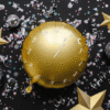 Balon foliowy złoty zegar