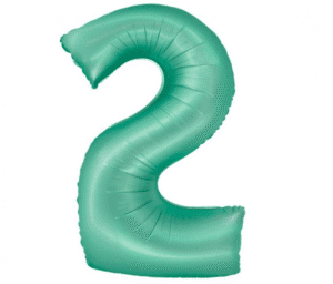 balon-foliowy-cyfra-2-mieta-matowa