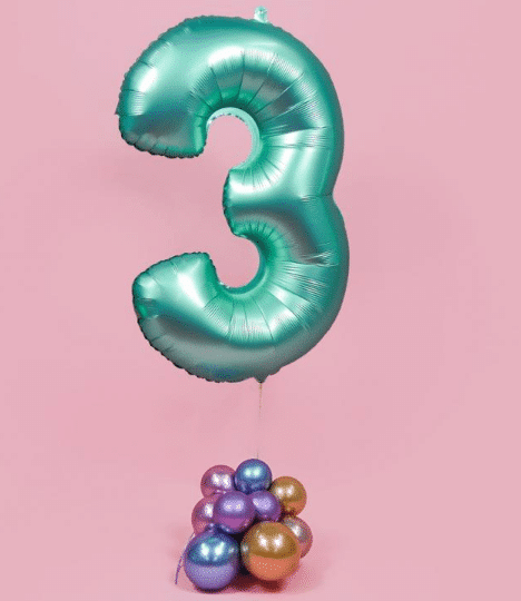 balon-foliowy-cyfra-3-mieta-matowa-3