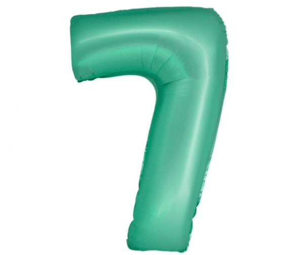 balon-foliowy-cyfra-7-mieta-matowa