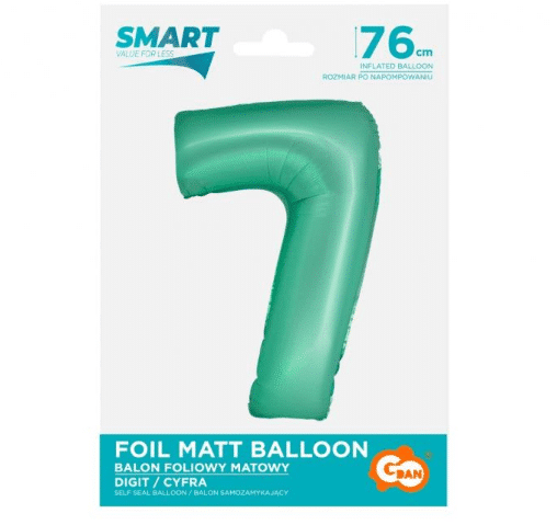 balon-foliowy-cyfra-7-mieta-matowa