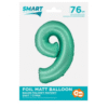 balon-foliowy-cyfra-9-mieta-matowa