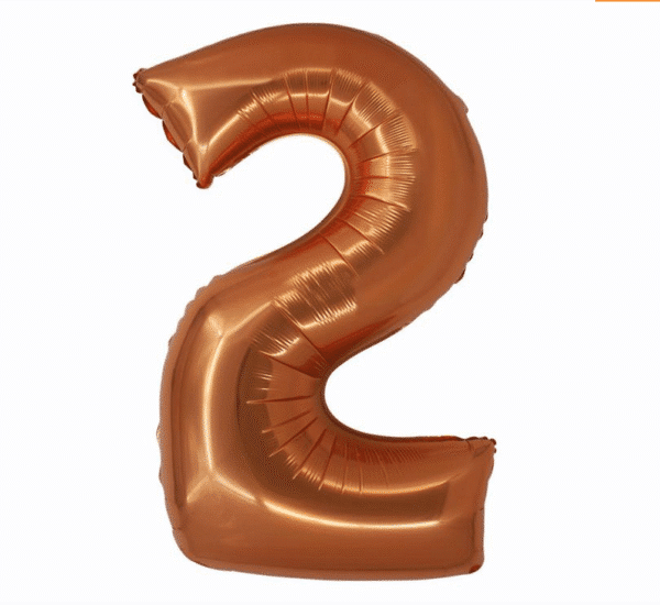 Balon Foliowy w kolorze miedzianym o rozmiarze 76cm