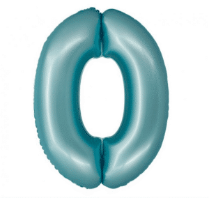 Balon Foliowy Matowy w kolorze Jasnoniebieskim w rozmiarze 76cm