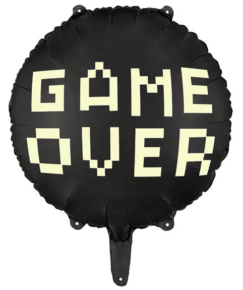 Balon foliowy Game Over