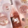 Etykiety na butelkę z okazji 90 urodzin cherry