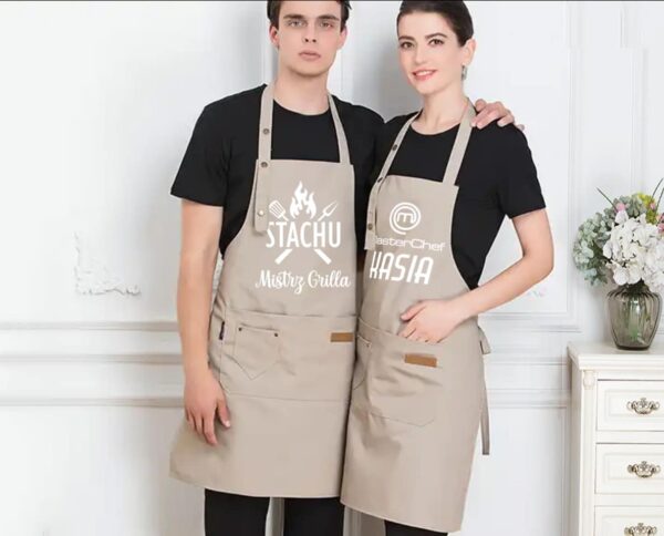 Fartuch kuchenny z dowolnym tekstem i grafiką