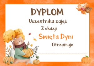 Plakat na dzień dyni
