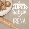 Fartuch z okazji dnia babci na urodziny z jej imieniem do gotowania prac w ogrodzie uniwersalny