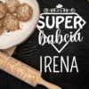 Fartuch kuchenny na dzień babci Super Babcia Imię