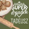 Fartuch Kuchenny Dzień Dziadka Imię Personalizowany Khaki