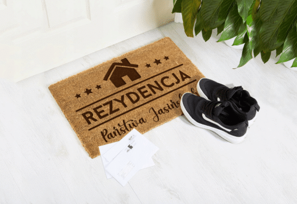 Wycieraczka Rezydencja Państwa Personalizowana z nazwiskiem