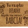 Prezent na dzień babci i dziadka śmieszna wycieraczka