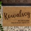 Wycieraczka Państwo Nazwisko Aczkolwiek się jeszcze nie oświadczył