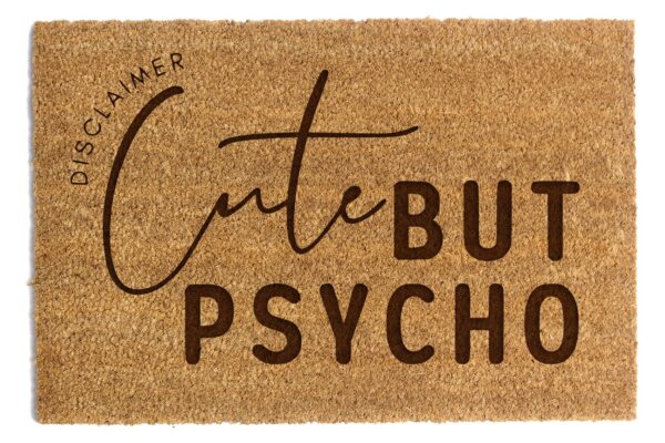 Wycieraczka z kokosa cute but psycho
