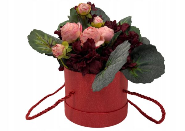 Flower Box Ręcznie Wykonany Bukiet Kwiatów Love