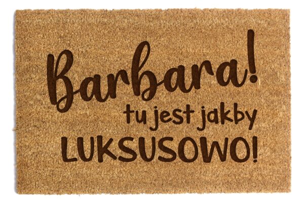 Śmieszna wycieraczka podłogowa Narian tu jest jakby luksusowo Dowolne Imię