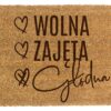 Śmieszna wycieraczka Wolna Zajęta Głodna
