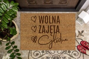 Wycieraczka Wolna Zajęta Głodna