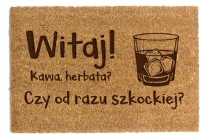 Wycieraczka Kawa Herbata czy od razu szkockiej?