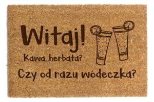 Wycieraczka Kawa Herbata czy od razu wódeczka?