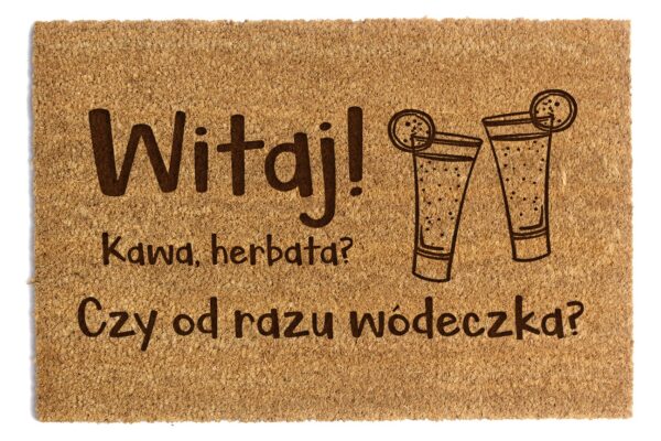 Wycieraczka Kawa Herbata czy od razu wódeczka?