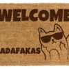 Fajna Wycieraczka pod drzwi welcome madafakas