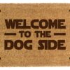 Wycieraczka z kokosa welcome to the do side