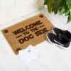 Wycieraczka pod drzwi welcome to the dog side