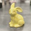Zajączek ceramiczny na Wielkanoc w kolorze żółtym
