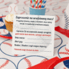 Zaproszenia urodzinowe baseball