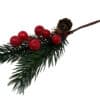 Gałązka świerku jarzębina Dodatek do kompozycji w postaci gałązki świerku