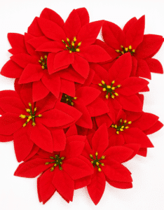 Poinsecje Gwiazdy Betlejemskie Czerwone Sztuczne Główki