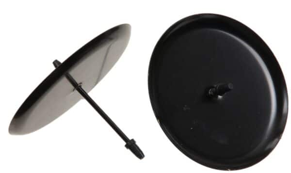Podstawki pod świece w kolorze czarnym 4 sztuki 6cm